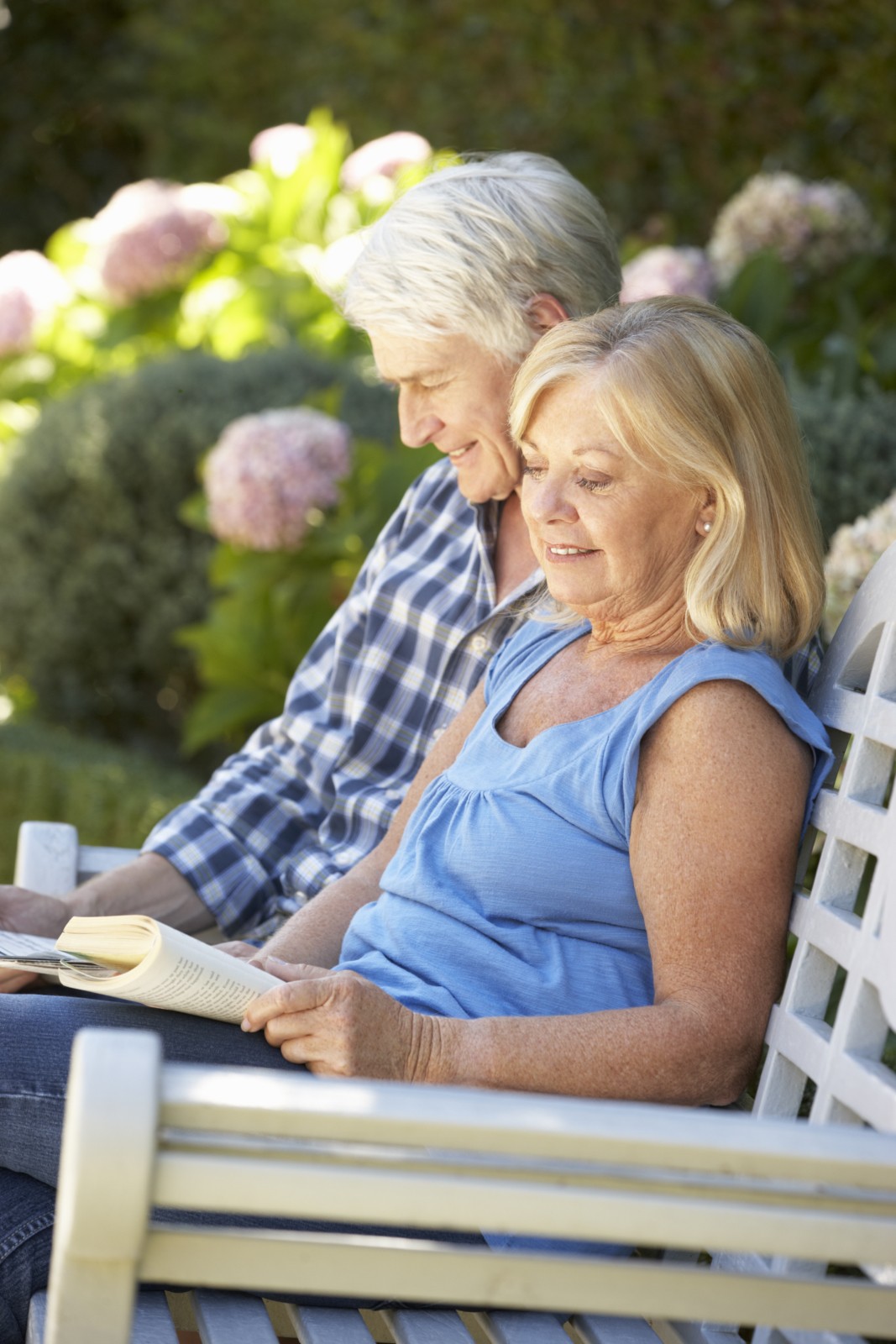 couple in garden